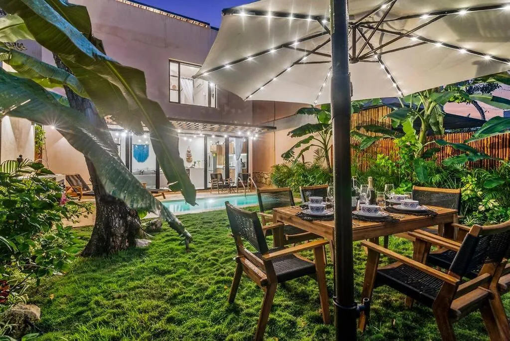 Willa Casa Ohana~3Br W/ Private Pool & Rooftop Jacuzzi, Wifi, Gym, & 5 Km To Beach Tulum Meksyk