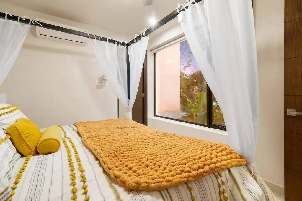 Casa Ohana~3Br W/ Private Pool & Rooftop Jacuzzi, Wifi, Gym, & 5 Km To Beach Tulum Villa