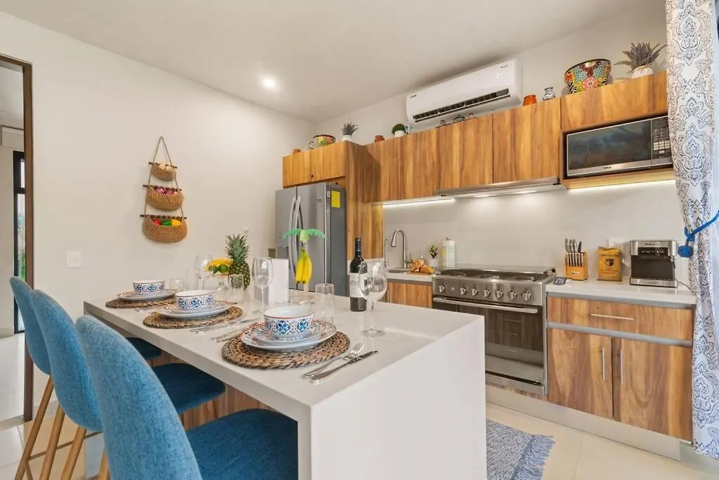 Casa Ohana~3Br W/ Private Pool & Rooftop Jacuzzi, Wifi, Gym, & 5 Km To Beach Tulum
